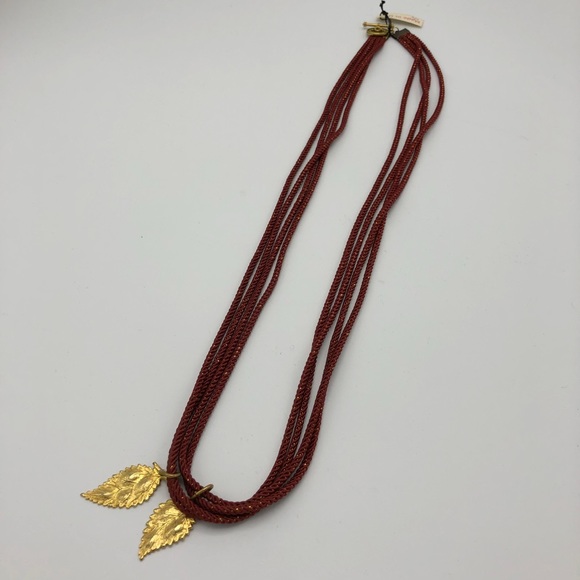 Falcon Feather Rope Necklace made in NYC - Picture 7 of 7